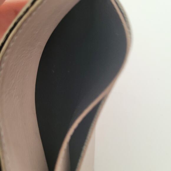 Yves Saint Lauren YSL Leather Calfskin Light Pink Wallet Small Card Holder Fair - Picture 7 of 10
